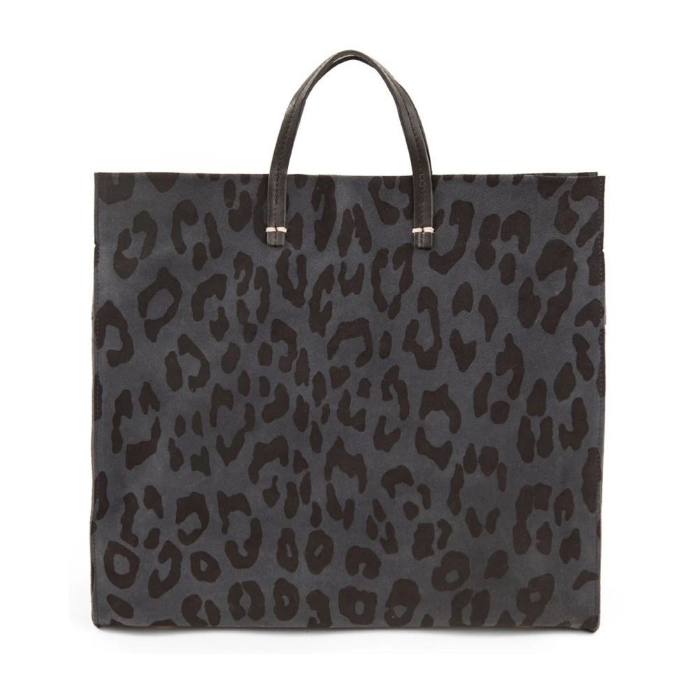 Clare V Simple Tote — Marine Pablo Cat Suede